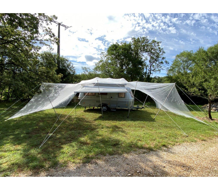 Filet anti-grêle 6x10m - 70g - boucles + ralingue