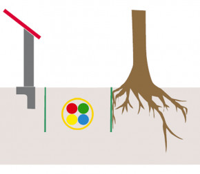 ti Racines / Rhizomes / Bambou - 320g/m² - 65cm x 25m