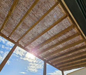 toile d'ombrage pergola en coco 4x3