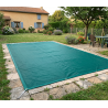Couverture d'hivernage (grille) avec oeillet - Sur mesure